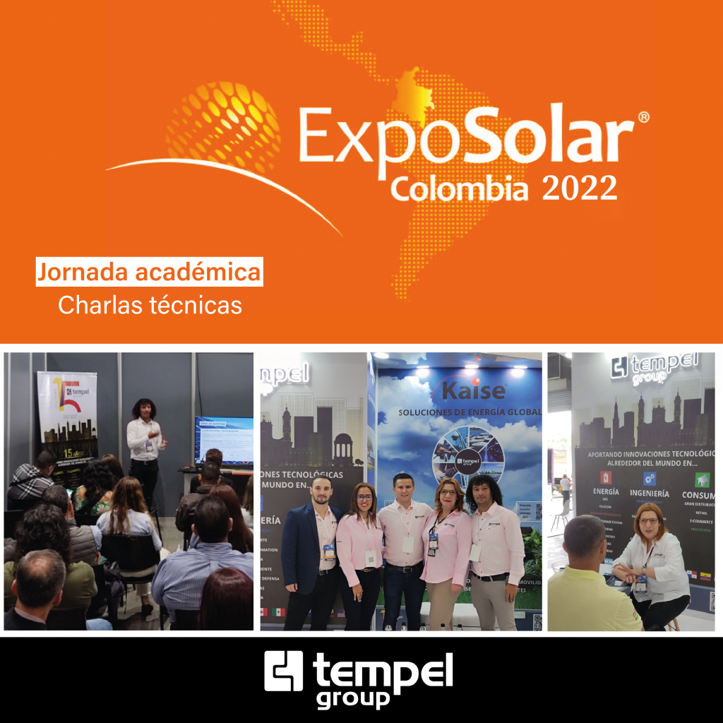 The objective of our participation in Expo Solar Colombia is to learn about the development of the Colombian market.