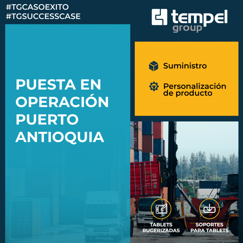Revelamos la empresa que opera el nuevo puerto colombiano. Descubra se logró la implementación del puerto gracias a los dispositivos Getac, Logicalis y Tempel Group.